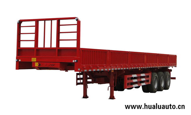 60欄板側翻自卸半掛車