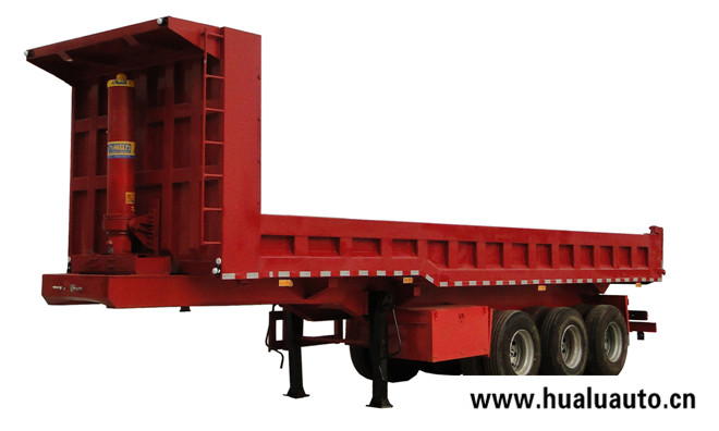 60欄板后翻自卸半掛車