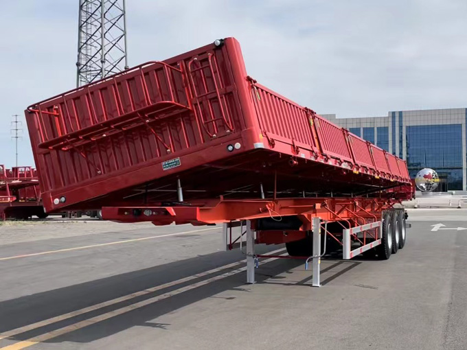 側翻自卸半掛車