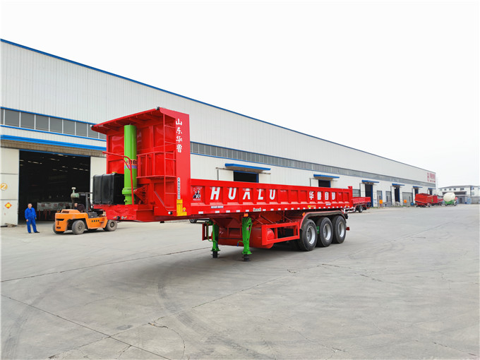 后翻自卸半掛車