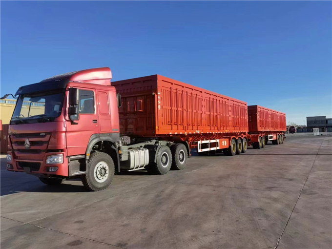 集裝箱平板半掛車