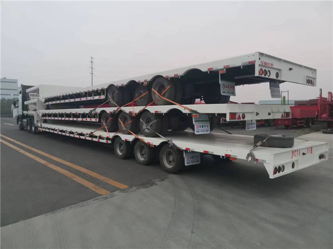 集裝箱平板半掛車